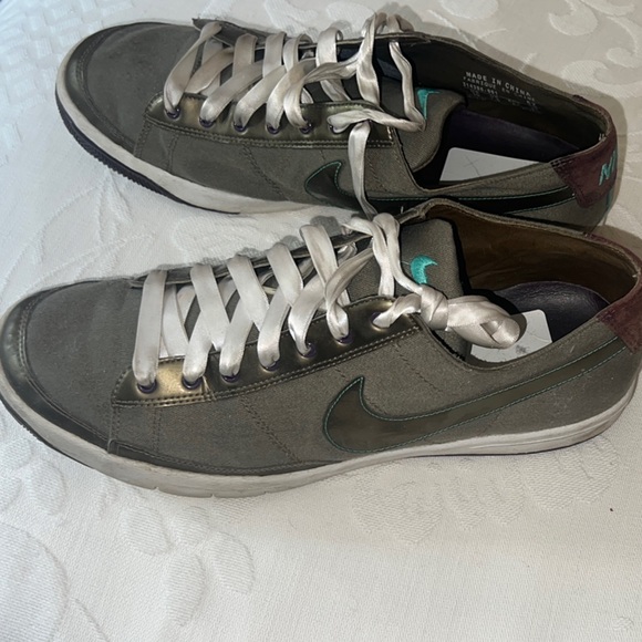 Nike Shoes - Nike Sneakers -olive green with white accents